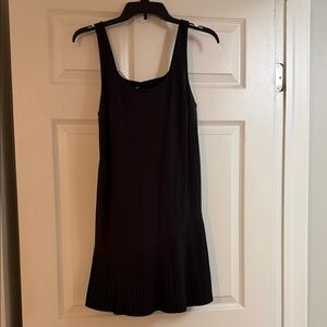 Chic Black Sleeveless Mini Dress